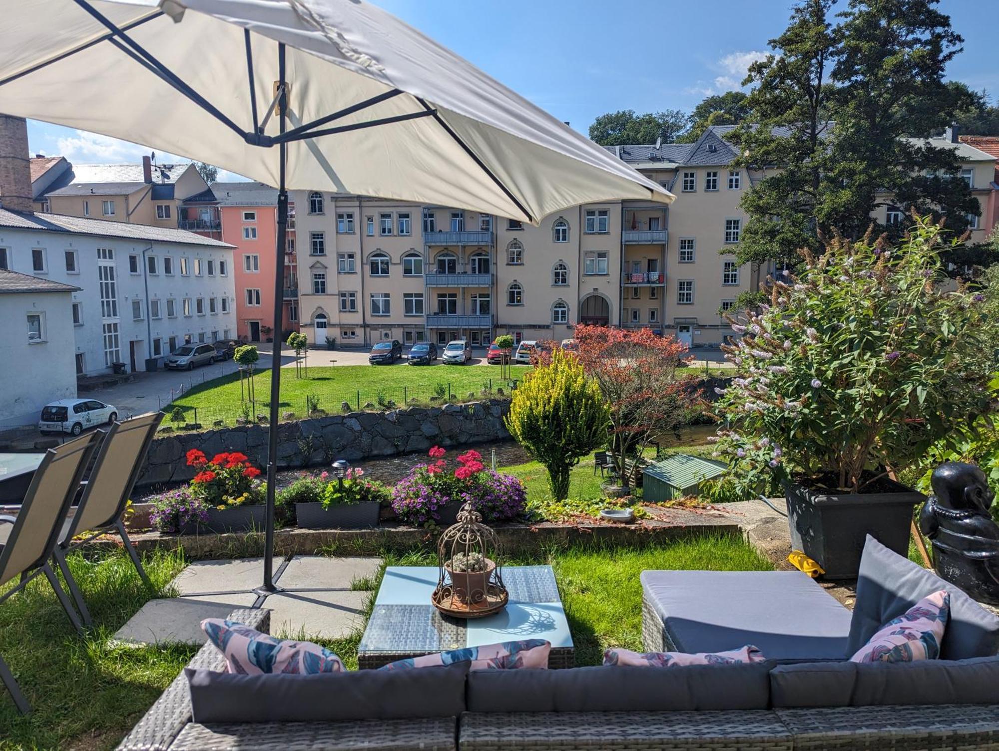 Uo2 - Urlaubsmagie - Garten, Whirlpool, Sauna Apartment เซบนิทซ์ ภายนอก รูปภาพ