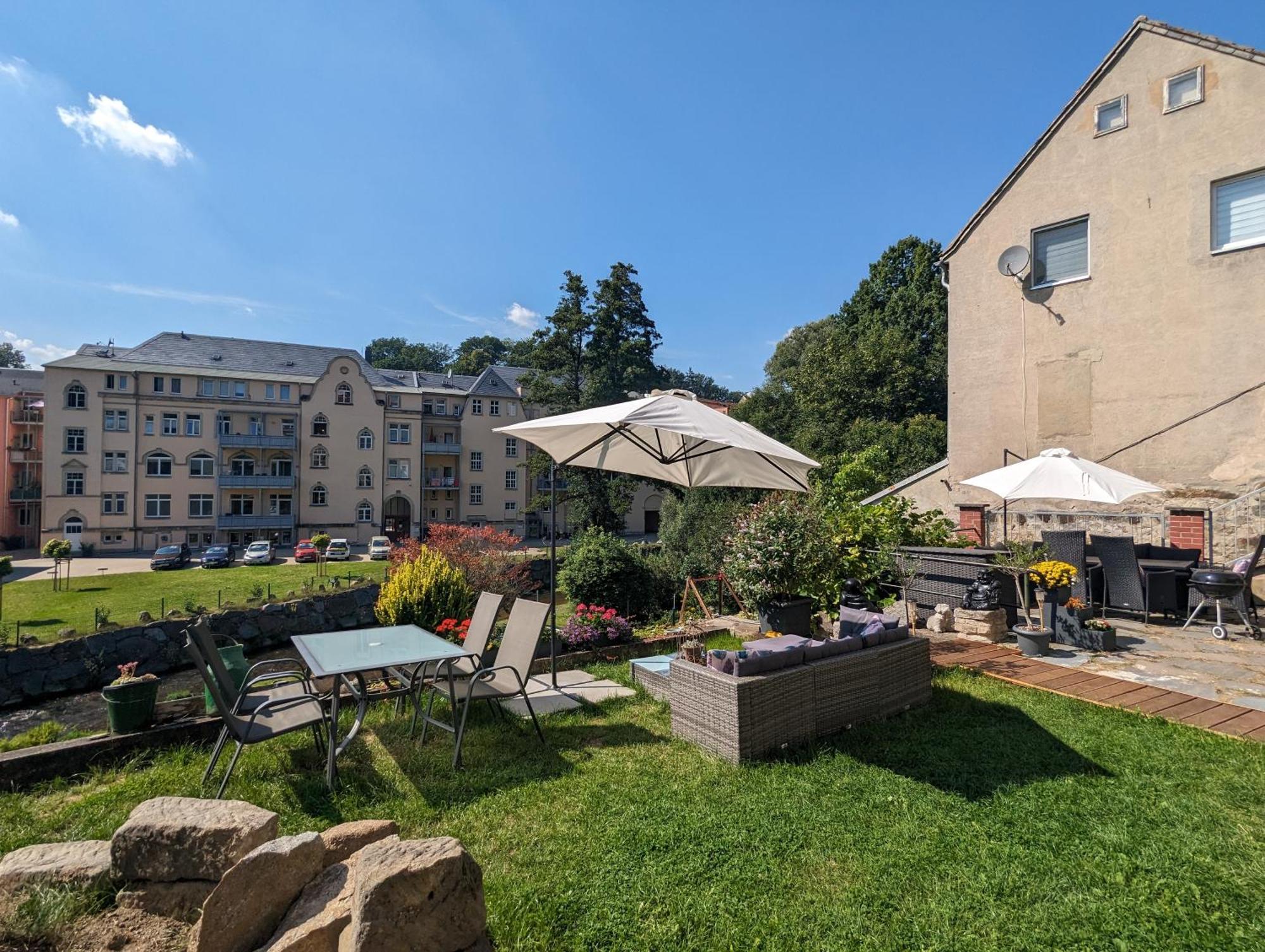 Uo2 - Urlaubsmagie - Garten, Whirlpool, Sauna Apartment เซบนิทซ์ ภายนอก รูปภาพ