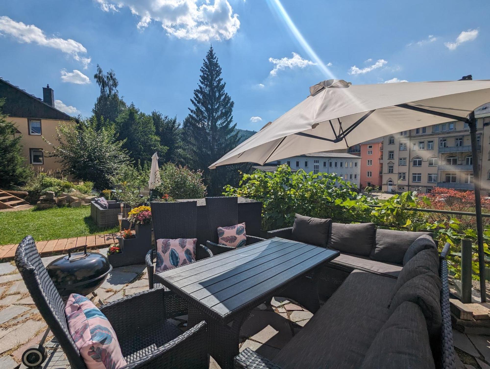 Uo2 - Urlaubsmagie - Garten, Whirlpool, Sauna Apartment เซบนิทซ์ ภายนอก รูปภาพ