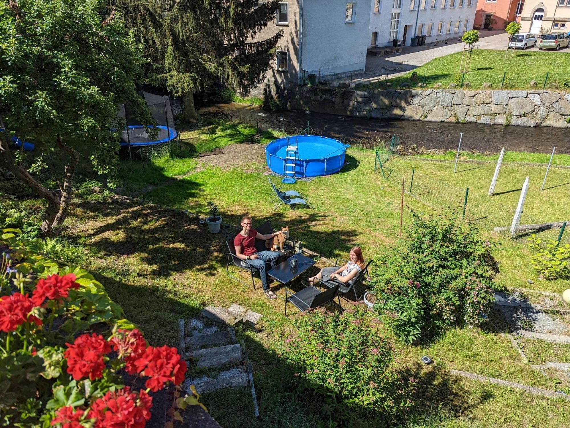 Uo2 - Urlaubsmagie - Garten, Whirlpool, Sauna Apartment เซบนิทซ์ ภายนอก รูปภาพ