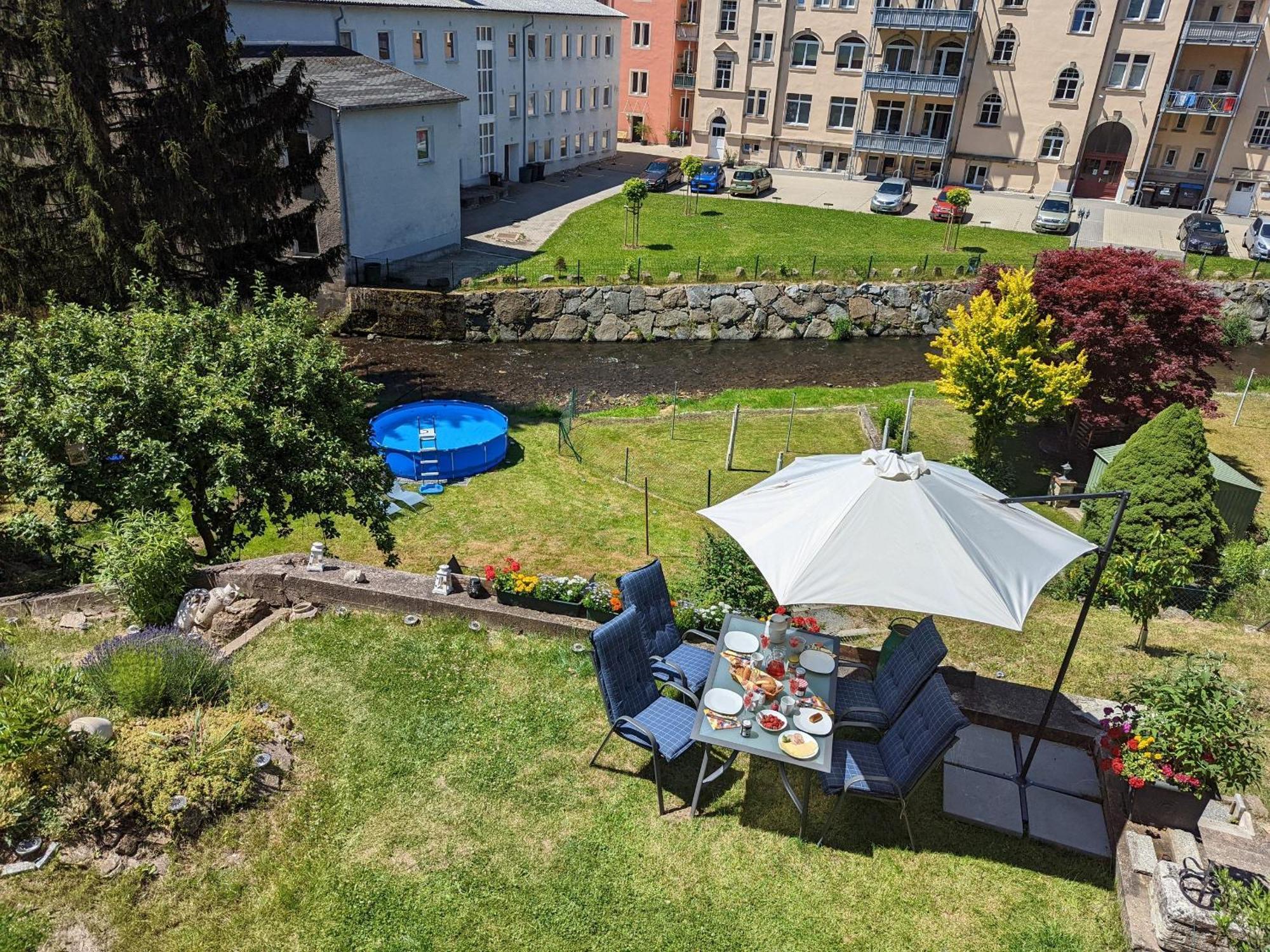 Uo2 - Urlaubsmagie - Garten, Whirlpool, Sauna Apartment เซบนิทซ์ ภายนอก รูปภาพ