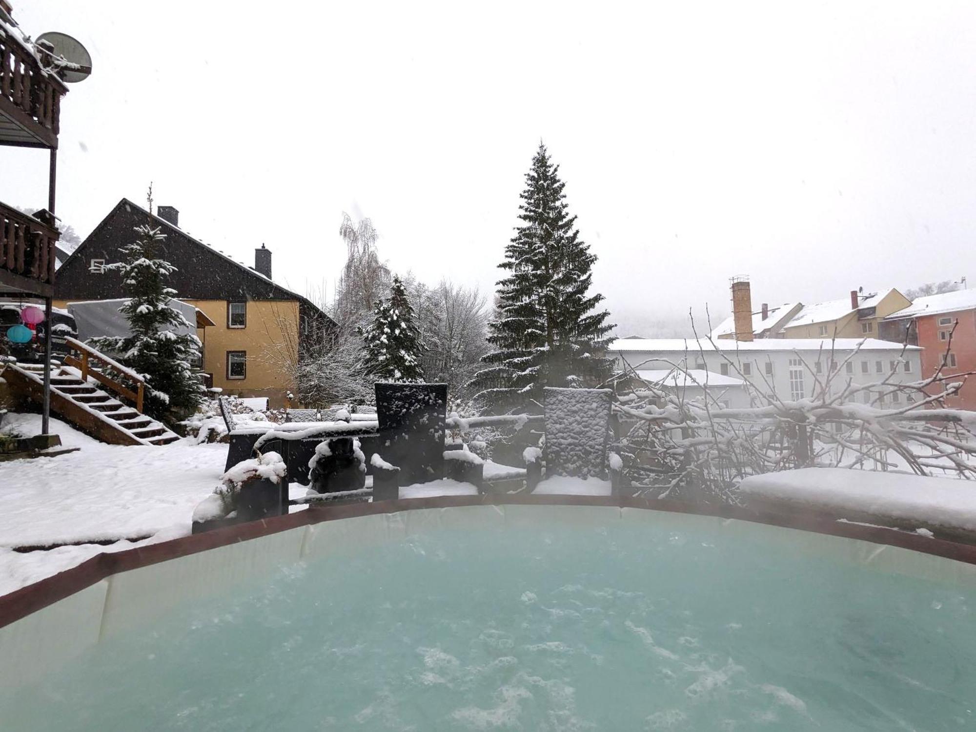 Uo2 - Urlaubsmagie - Garten, Whirlpool, Sauna Apartment เซบนิทซ์ ภายนอก รูปภาพ