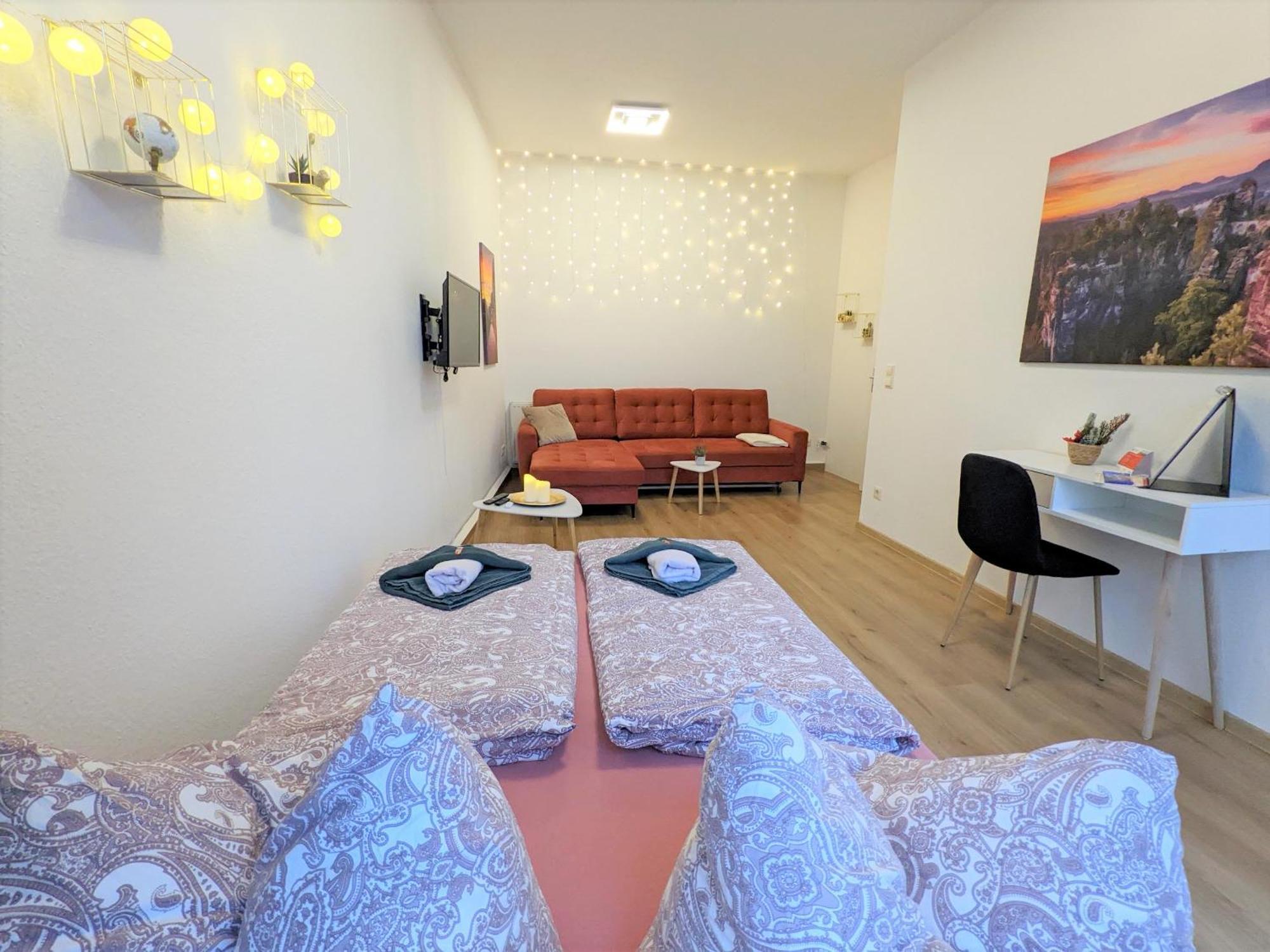 Uo2 - Urlaubsmagie - Garten, Whirlpool, Sauna Apartment เซบนิทซ์ ภายนอก รูปภาพ